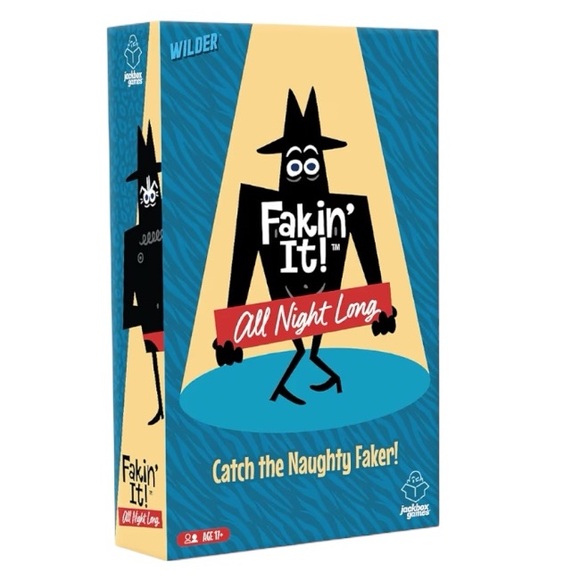 JACKBOX Other - Wilder JACKBOX Games Fakin' It All Night Long Board Game